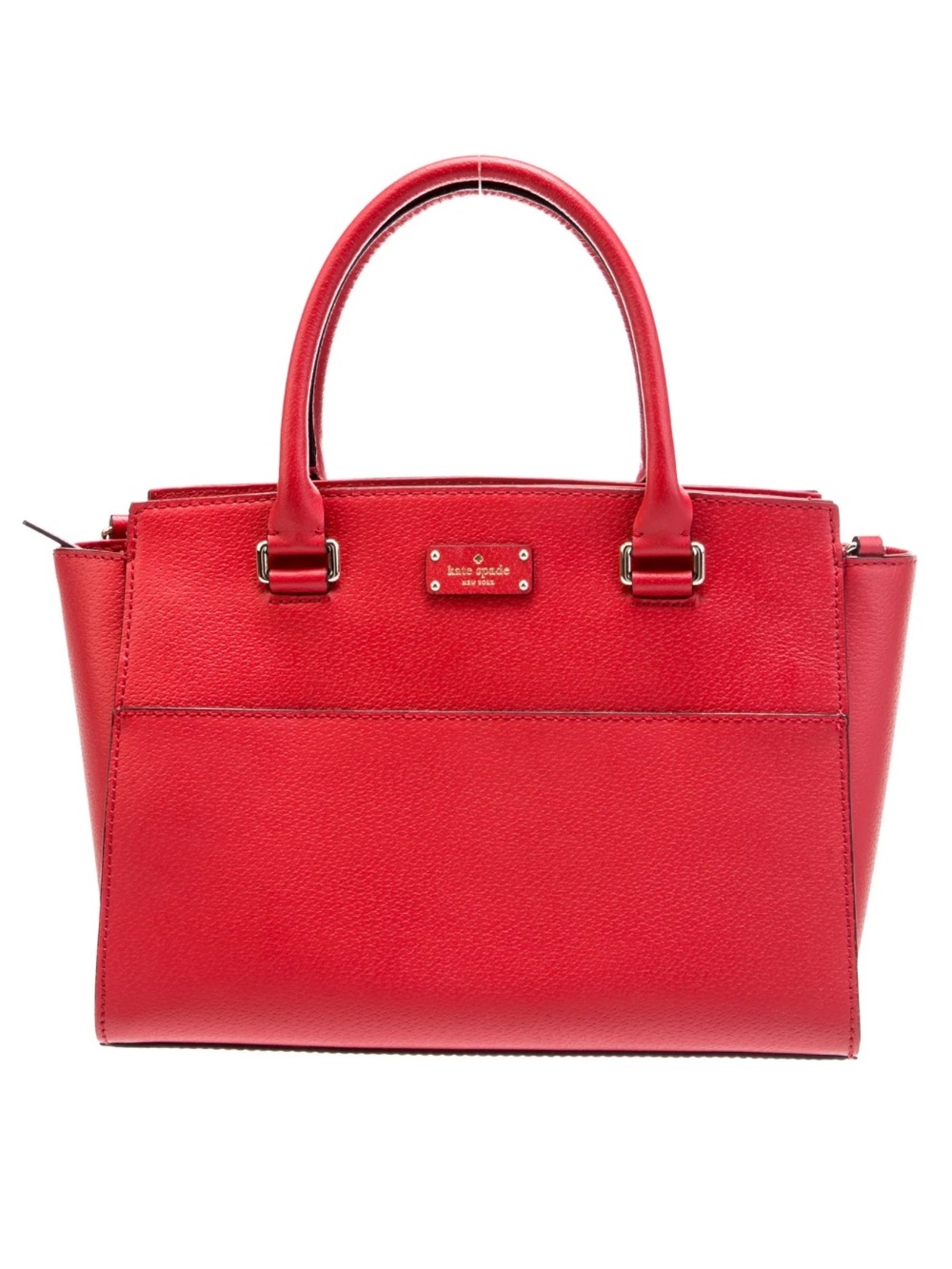 Kate Spade Grove Street Lana Satchel Crossbody Handbag Pebble Leather